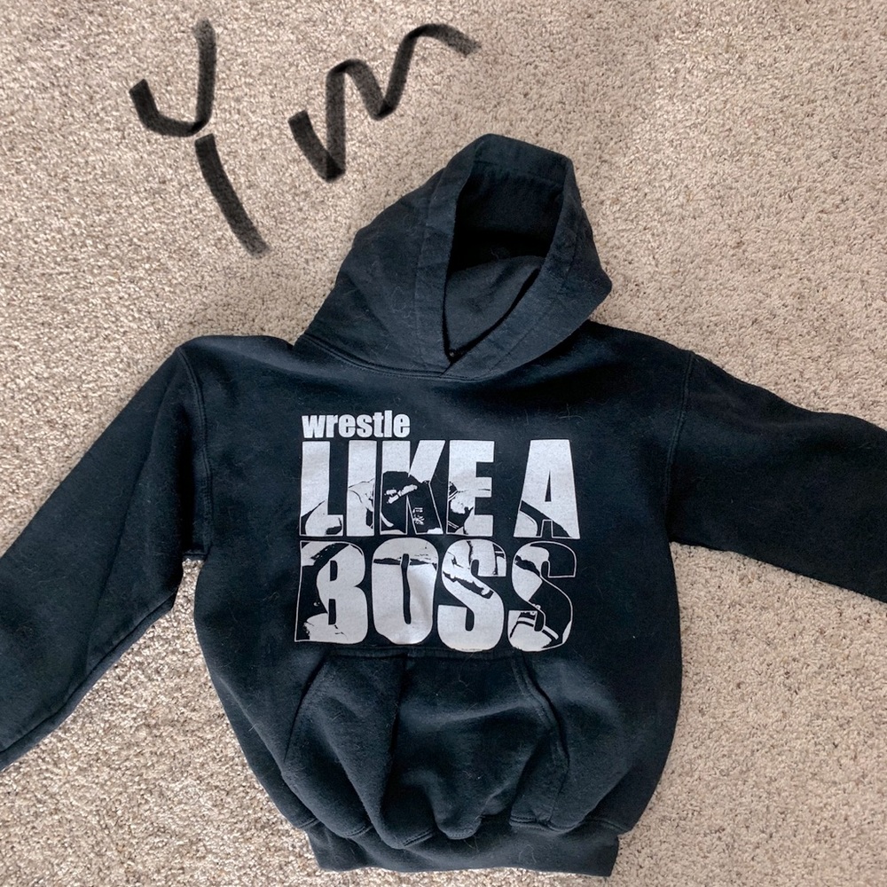 Kids wrestling hoodie